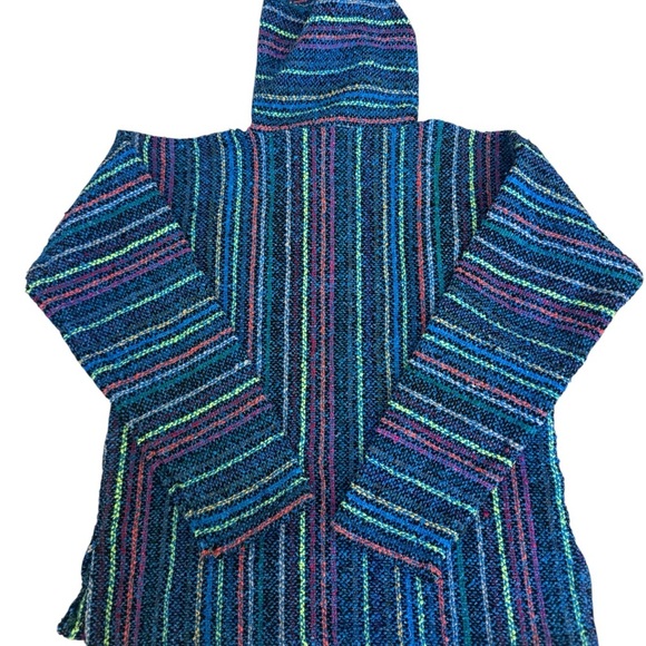 Colorful Striped Women's Hoodie - Picture 4 of 9